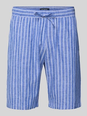 Shorts aus Leinen-Baumwoll-Mix mit Tunnelzug Shop The Look MANNEQUINE