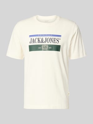 T-shirt met labelprint model 'FREDERIKSBERG' Shop The Look MANNEQUINE