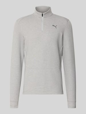 Sweatshirt mit Label-Detail Modell 'CLOUDSPUN' Shop The Look MANNEQUINE