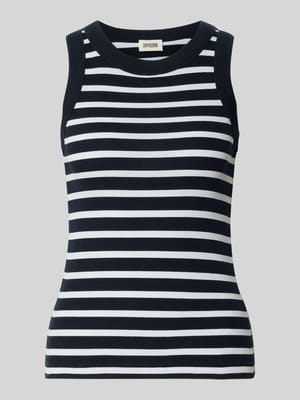 Tanktop mit Rippenstruktur Modell 'OLINA' Shop The Look MANNEQUINE