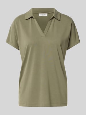 Regular Fit Poloshirt aus Modal-Mix Shop The Look MANNEQUINE