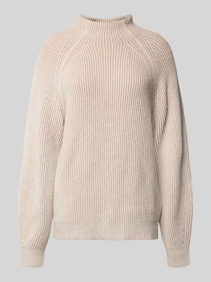 Regular Fit Strickpullover aus Baumwoll-Mix mit Woll-Anteil Shop The Look MANNEQUINE