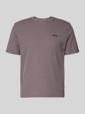 Regular Fit T-Shirt aus Baumwoll-Mix Modell 'WAFFLE' Shop The Look MANNEQUINE