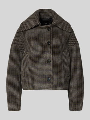 Regular Fit Jacke aus Woll-Mix mit Viskose-Anteil Modell 'Dita' Shop The Look MANNEQUINE