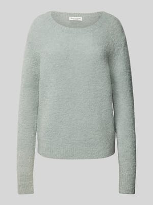 Regular fit gebreide pullover in curly bouclé van een mix van scheerwol en alpaca Shop The Look MANNEQUINE