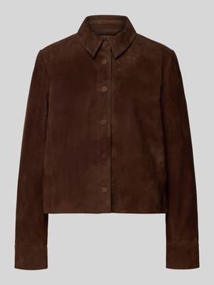 Kurtka skórzana z zapięciem na guziki Shop The Look MANNEQUINE