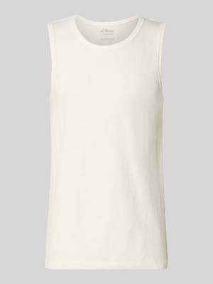 Regular Fit Tank Top aus reiner Baumwolle Shop The Look MANNEQUINE