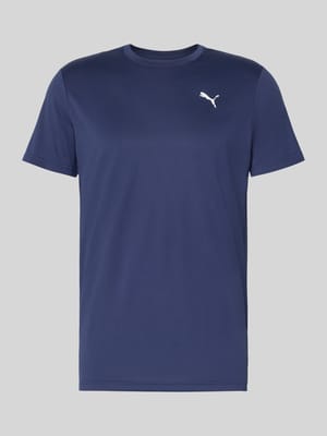 Regular Fit T-Shirt mit Logo-Print Modell 'Solid' Shop The Look MANNEQUINE