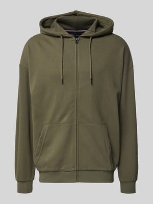 Relaxed Fit Sweatjacke aus Baumwoll-Mix Shop The Look MANNEQUINE