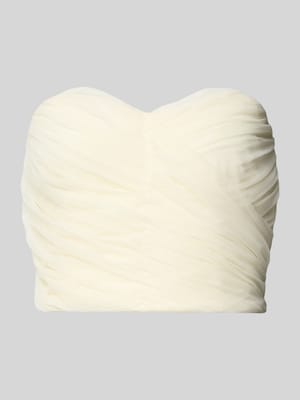 Krótki top w stylu off-shoulder Shop The Look MANNEQUINE
