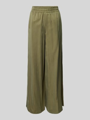 Wide Leg Stoffhose mit elastischem Bund Modell 'CEILING' Shop The Look MANNEQUINE