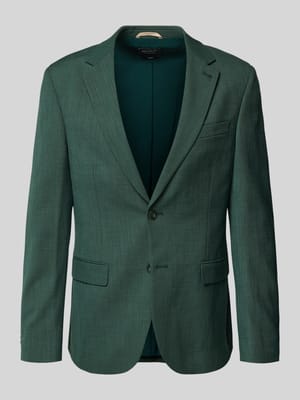 Slim fit 2-knoopscolbert met viscosegehalte Shop The Look MANNEQUINE