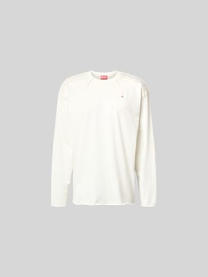 Longsleeve mit Label-Stitching Shop The Look MANNEQUINE