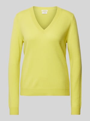 Gebreide pullover met ribboorden Shop The Look MANNEQUINE