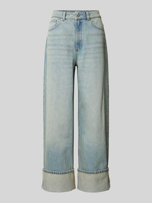 Wide leg jeans in 5-pocketmodel Shop The Look MANNEQUINE