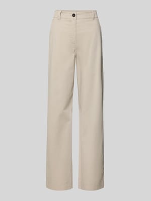 Regular Fit Hose aus Baumwoll-Mix mit Lyocell-Anteil Shop The Look MANNEQUINE