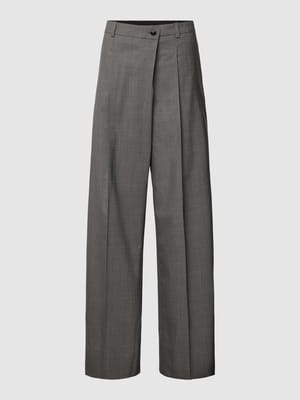 Spodnie materiałowe w kant model ‘Tenly’ Shop The Look MANNEQUINE