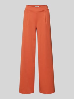 Spodnie materiałowe o kroju wide fit z dodatkiem wiskozy model „Kate” Shop The Look MANNEQUINE