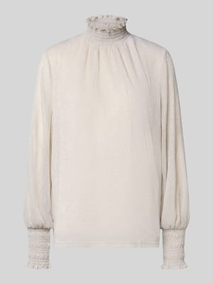 Bluzka ze stójką model ‘Ximena’ Shop The Look MANNEQUINE