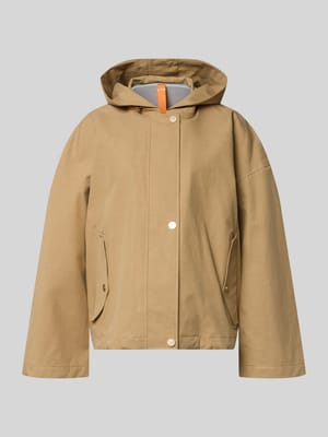 Jack met capuchon en getapete naden model 'ELLE' Shop The Look MANNEQUINE