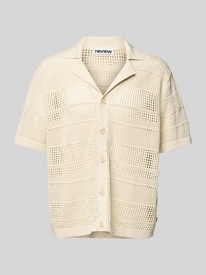 Vrijetijdsoverhemd met knoopsluiting Shop The Look MANNEQUINE