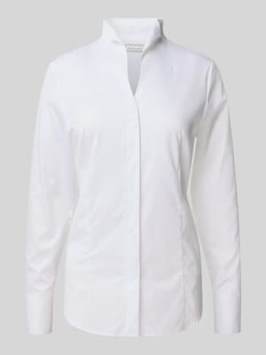 Hemdbluse mit Kelchkragen Modell 'Ruby' Shop The Look MANNEQUINE