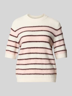 Loose fit pullover met met wol model 'Pimota Stripe' Shop The Look MANNEQUINE