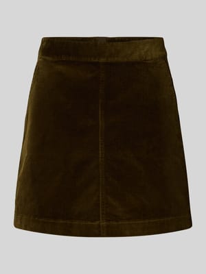 Regular Fit Mini-Rock aus Baumwoll-Mix  Shop The Look MANNEQUINE