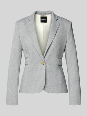 Shaped Fit Blazer mit Allover-Muster Modell 'JIA13A' Shop The Look MANNEQUINE