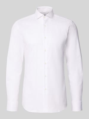 Koszula biznesowa o kroju slim fit z bardzo długim rękawem model 'H-HANK-SP-C1' Shop The Look MANNEQUINE