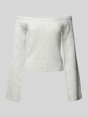 Strickpullover im Off-Shoulder-Look Shop The Look MANNEQUINE