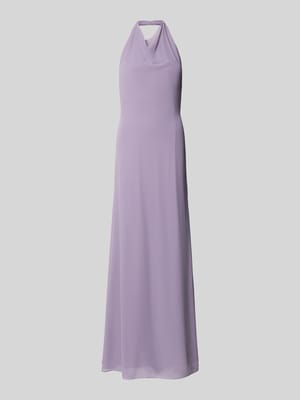 Abendkleid mit Neckholder Shop The Look MANNEQUINE