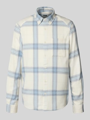 Slim fit vrijetijdsoverhemd met button-downkraag, model 'LIET' Shop The Look MANNEQUINE