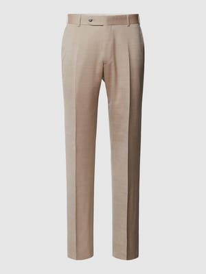 Pantalon in effen design van viscosemix Shop The Look MANNEQUINE