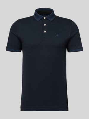Slim Fit Poloshirt mit Viskose-Anteil Modell 'Paulos' Shop The Look MANNEQUINE