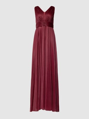 Abendkleid mit Taillenband Shop The Look MANNEQUINE