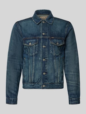 Regular fit jeansjack van pure katoen model 'ICON' Shop The Look MANNEQUINE