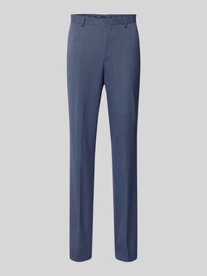 Slim Fit Anzughose mit Gürtelschlaufen Modell 'Leon' Shop The Look MANNEQUINE
