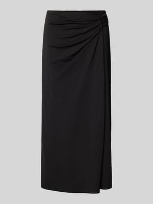 Midirock mit seitlicher Raffung Modell 'MEMO' Shop The Look MANNEQUINE