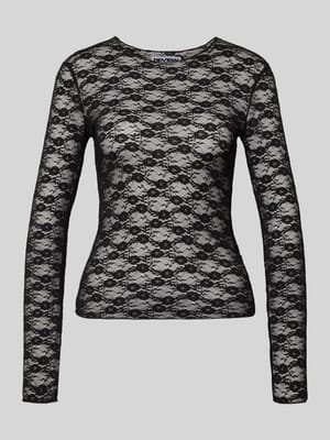 Langarmshirt aus Spitze Shop The Look MANNEQUINE