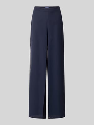 Spodnie materiałowe o kroju wide fit w półprzezroczystym stylu Shop The Look MANNEQUINE