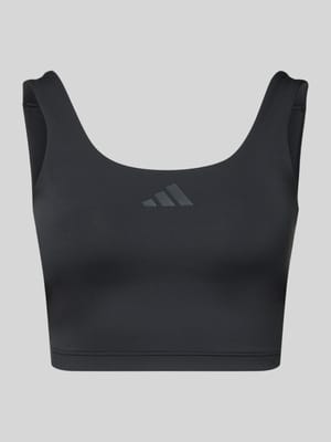 Crop top z nadrukiem z logo Shop The Look MANNEQUINE