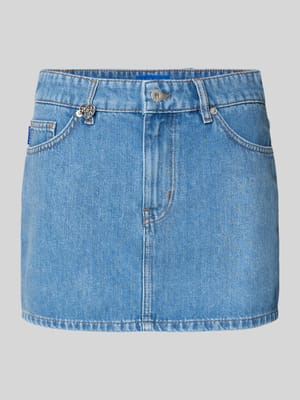 Regular Fit Jeansrock aus Baumwoll-Mix Modell 'GALANIE_B' Shop The Look MANNEQUINE