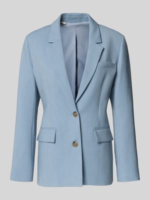 Regular Fit Longblazer mit Reverskragen Modell 'RITA' Shop The Look MANNEQUINE