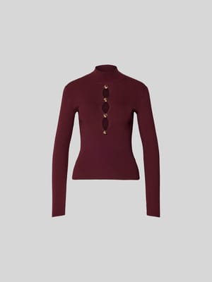 Slim Fit Longsleeve aus Viskose-Mix Shop The Look MANNEQUINE