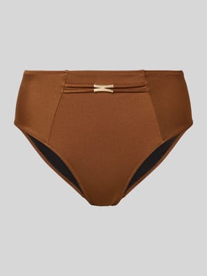 slim fit bikinibroekje met logodetail model 'Hello Sunset' Shop The Look MANNEQUINE