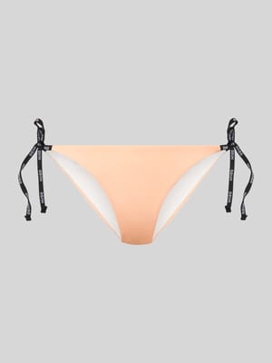 Bikinibroekje met vetersluiting en labeldetails Shop The Look MANNEQUINE