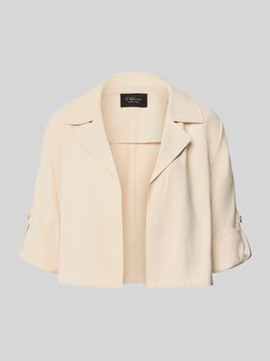 Slim Fit Kurzblazer aus Viskose-Mix Shop The Look MANNEQUINE