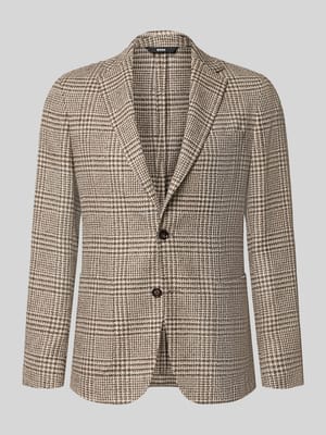 Marynarka o kroju slim fit z mieszanki żywej wełny model 'C-Hanry-263' Shop The Look MANNEQUINE