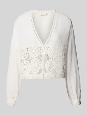 Boxy Fit Tunika mit Häkel Details Modell 'NADIA' Shop The Look MANNEQUINE